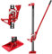 Warmiehomy Farm Jack 3 Tonne High Lift Jack 60 Utility Farm Jack Heavy Duty for Tractors Trucks Bumper Lift Jack 1m Max Lift Height, Strength Ratchet Farm Jack for Agricultural Use, Red