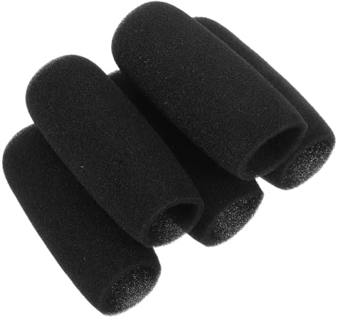 DOITOOL 5piezas Paravientos de Micrófono Fundas de Espuma Reutilizables Protector Antiviento para Micrófono de Solapa Filtro Antipop para Grabación de Sonido Clara Eventos y Conferencias
