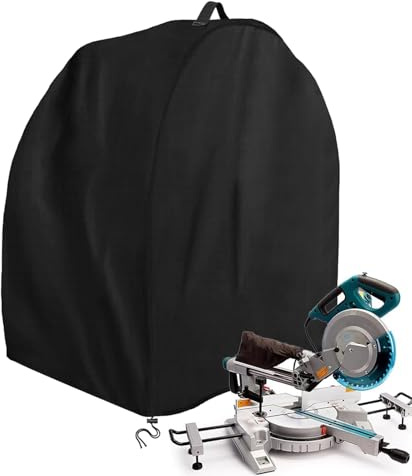 Miter Saw Cover - Waterproof Miter Saw Protective Cover, Water and Sun Protective Covers, Fits Most Planer, Bench Drill Press