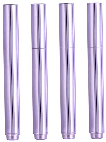 Stylo repousse-cuticules, 4 stylos à huile pour ongles, éclaircissant, fortifiant et tampon à ongles l'huile, adoucit les peaux mortes et gomme cuticules lisse parfu