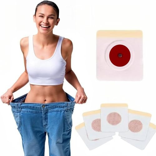 Weight Less Patch, 60 pcs Slimming Patches for Belly Fat – Plant-Powered Sweat-Activated Formula | Portable Plant Extract Patch for Abdomen, Waist, Arms & Thighs, Soft Peel-and-Apply Design
