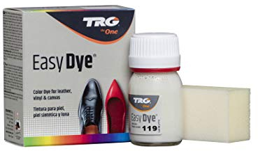 TRG The One Easy Dye, Leather Shoe Color Restore Paint, 119 Pale Grey, 25 ml