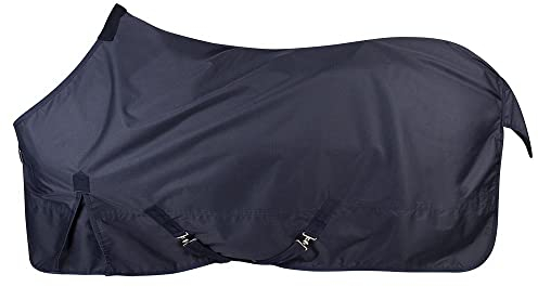 PFIFF 102986 Regendecke Rainover, Ganzjahresdecke Pferdedecke, Dunkelblau 135 cm