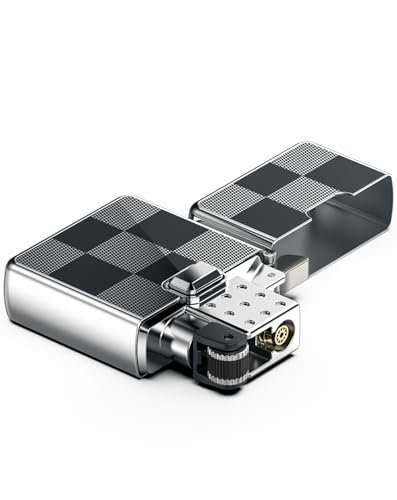 JOPOO Jet Flame Lighter Gas Butane Refillable Pocket Lighter (Sold Without Gas)