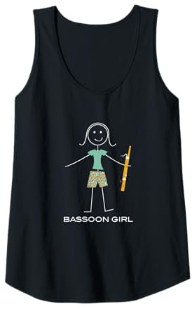 Femme Funny Women Basson Girl Bassoonist Basson Player Débardeur