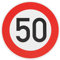 Original Verkehrszeichen 50 KM/H Schild Nr. 274-50 StVO DN 600 mm Geburtstagsgeschenk RAL Straßenschild Schilder Verkehrsschilder Straßenschilder