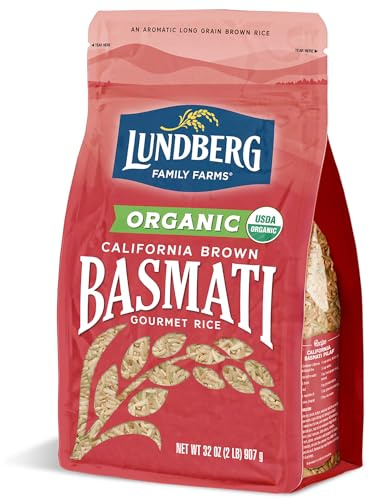 Lundberg Organic California Brown Basmati Rice 2 Lbs