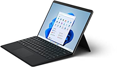 Microsoft Surface Pro 8 Ordinateur Portable (Windows 11, écran tactile 13'', 8 Go RAM, 512 Go SSD, Intel Core i5) Graphite - Exclusivité Amazon