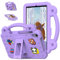 Tablet Case For Lenovo Tab M8 4th Gen 2023 (TB-300FU/TB-300XU) Kids Friendly DIY Cartton Doll with Kickstand Lightweight EVA Silicone Shockproof Cover Purple