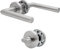 AwmnSrman Bagno Serratura Porta Maniglie Porte Interne Maniglia Della Porta Argento