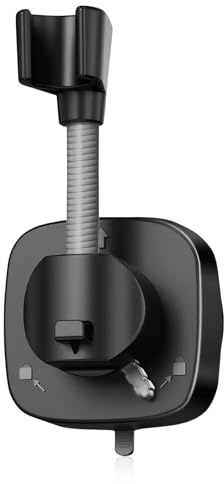 YUFFQOPC Duschkopfhalterung ohne Bohren, Verstellbare Handbrause Halterung,Duschkopfhalterung mit extra starkem Klebepad, Duschhalterung ohne Bohren Brausehalter