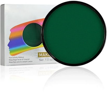 Water Based Geen Face Paint for Halloween, Virbant & Fast-Drying 1.06 oz