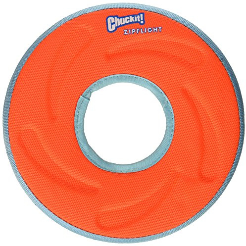 Chuckit 18100 Medium Chuckit! Zipflight Frisbee Dog Toy, Colors may vary
