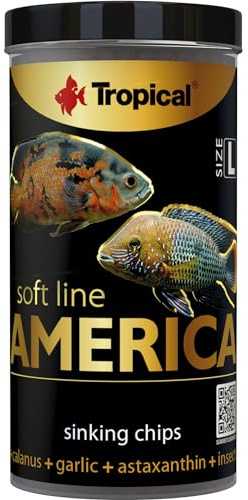 SOFT LINE AMERICA SIZE L 250ml / 130g - Nourriture pour poissons, rehausse la coloration et améliorer l'immunite
