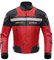 BORLENI Giacca da Moto Uomo Tutte le Stagioni Giubbotto Motociclista con Protezioni CE Gilet Termico Removibile Antivento per Donna Rosso XXL