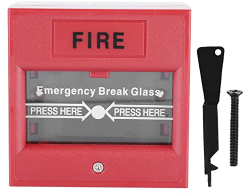 Pulsante Allarme Antincendio Per Uscita Emergenza Della Porta, Interruttore Allarme Rotto In Vetro Sicurezza Con Sblocco Della Porta Di Emergenza Per La Scatola Di Emergenza Antincendio Di