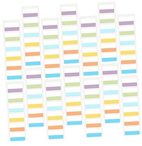 VILLFUL 300 Stück Klebrige Registerreiter Buchmarker Tabs Buchregister Seitenmarker Für Buchseitenmarkierungen Etiketten Klebrige Tabs Aufkleber Bindemittel Seitenmarkierungen