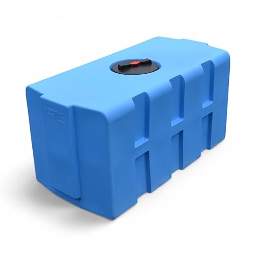 Varile Serbatoio acqua potabile blu 240 / 350 l, resistente al trasporto, adatto per uso alimentare, per barche, camper, rimorchi (350 L, blu)