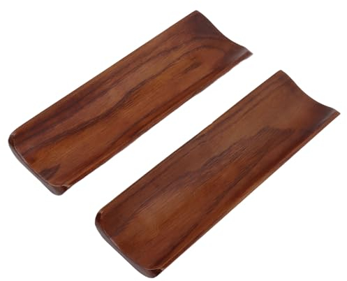 Bandejas Para Servir De Madera Rectangulares Pequeñas Y Largas, 2 Piezas Bandeja Decorativa De Madera Rectangular Pequeña Plato De Sushi Bandejas De Sushi Japonesas Platos Para Servir Pan Y Bocadillos