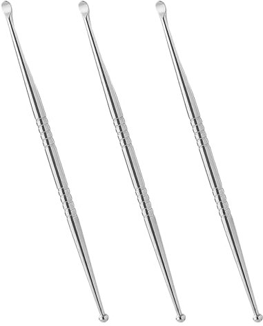 Nettoyant Buccal 3 Pièces, Dissolvant De Pierre D'Amygdale En Acier Inoxydable, Grattoir De Pierre Réutilisable, Dispositif De Soins Bucco-Dentaires