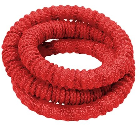 Folpus Hoop da Fitness Cerchio per Esercizi Accessorio da Ginnastica Hoop a Molla Flessibile E Silenzioso Adatto per Principianti E Adulti in Pales, Rosso