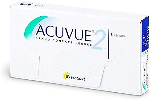 ACUVUE 2 - Lenti a contatto quindicinali - protezione UV;-2.50 diottrie; BC 8.7; DIA 14.00; 6 lenti