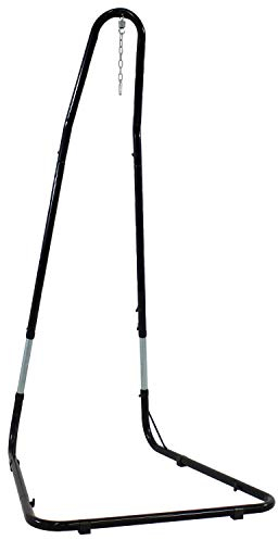 Sunnydaze Verstellbares Hängesessel Gestell - 200 cm bis 236,2 cm Hoher Hängesesselständer - 149.7 kg Belastbarkeit