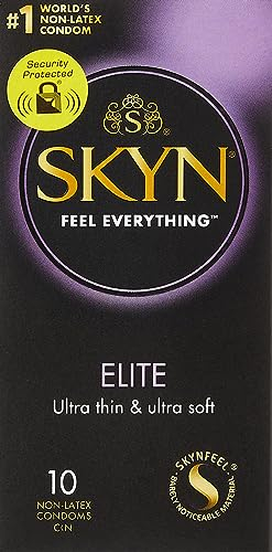 SKYN Elite Skynfeel Condoms Regular Size, Ultra-Thin & Soft, Pack of 10