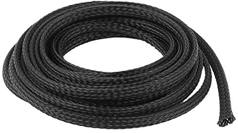 Othmro Manchon de Câble Gaine 3M Souple, Gaine Câble Tressée Extensible, Gestion des Câbles Rangement Tressée Fendue en Pet, Gestion de Câble Réglable, Protection Gestion des Câbles pour TV, PC, USB