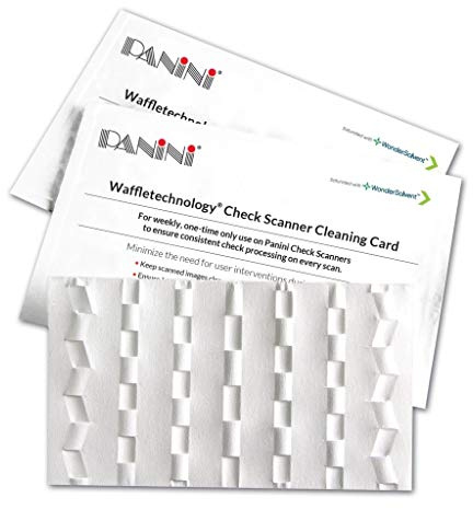 Waffletechnology Check Scanner Cleaning Cards (5)