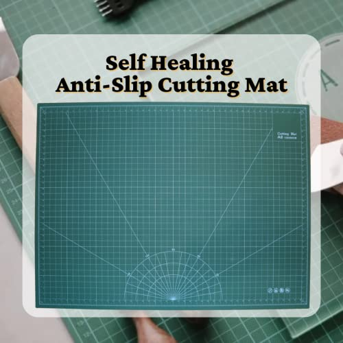 Garden Mile Extra große Schneidematte A0, robust, selbstheilend, Schneidematte mit Gitterlinien, Bastelbedarf für Erwachsene und Kinder zum Nähen, Modellbau, Basteln, Patchwork, Quilten, Kunstprojekte