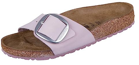 BIRKENSTOCK Madrid Big Buckle Nubukleder Lilac Normale Weite Größe 37