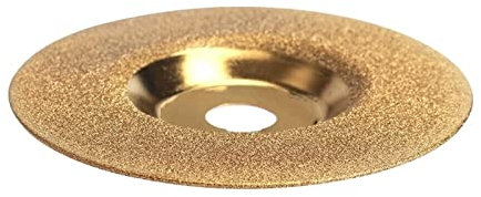 DOMELA Mola diamantata da 10,2 cm Disco da taglio Mola abrasiva Wet/Dry Ceramica Pietra Taglio piastrelle di vetro Compatibile con smerigliatrice angolare Ruota con foro da 16 mm