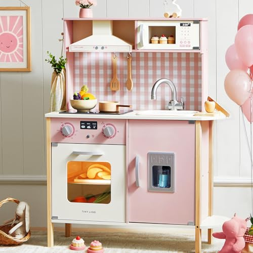 Tiny Land Play Kitchen for Kids β Real Lights, Sounds & Adjustable Height