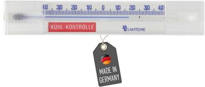 Lantelme thermomètre de réfrigérateur, horizontaux, autocollants, température de -40 °C à 40 °C, en plastique, 14 cm de long, pour réfrigérateur, congélateur, analogiques, fabriqués en