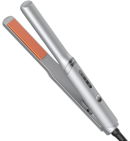 Lisseur Boucleur Cheveux 2 en 1, Mini Fer a Lisser,Lisseur Cheveux Court, Céramique Tourmaline Hair Straightener Coiffage Rapide et Facile, Mini Lisseur de Voyage Dual Voltage