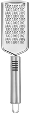 KARLOR Rallador de queso, rallador de limón, de acero inoxidable, rallador de cocina, rallador fino para parmesano, mango ergonómico, rallador premium para queso duro, verduras, chocolate, cítricos