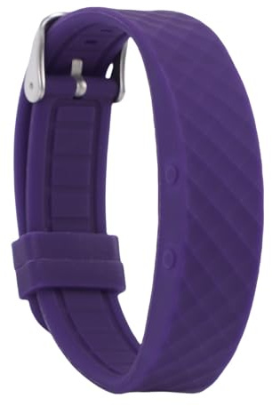 Jectse Reloj con Recordatorio de Alarma Vibratoria, Rastreador de Actividad LED para Análisis del Sueño, Pulsera de Seguimiento de Pasos Púrpura para Viajes