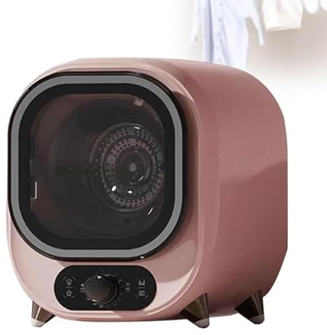 Piccola Asciugatrice, Condensatore Ventilato Da 5 Kg, Centrifuga Portatile E Compatta, Montaggio A Parete, Per Uso Su Bancone O A Parete, Asciugatrice Compatta(Pink)