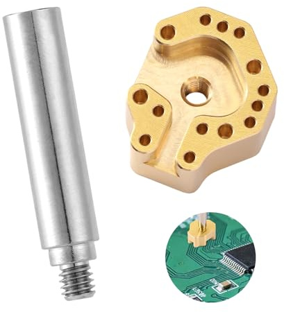 Punta de Soldador para Joystick con Adaptador para P4 P5 NS Pro Xbox Series X y Xbox One, Puntas de Soldador con Múltiples Orificios Alta Conductividad Térmica y Alineación Precisa