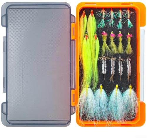 Set per pesca a mosca per trote e spigole, con esche ninfe bagnate asciutte, punte in acciaio al carbonio realizzate a mano per prestazioni costanti in acqua (TZ00620)