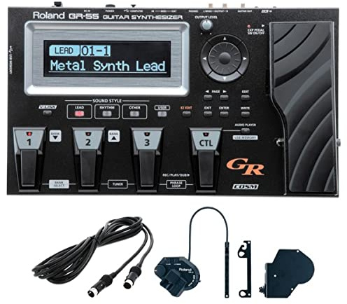 Roland Gr-55Gk Guitar Synthesizer, Black; Ready-To-Use Sounds, From Pop To Rock And Beyond