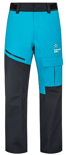 Head Race Nova - Pantaloni da Uomo, Nero/Blu
