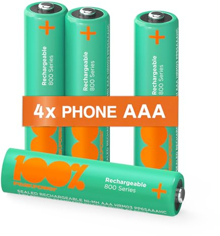PeakPower Akku AAA für Telefon 650mAh 4 Stück | für schnurlose Telefone