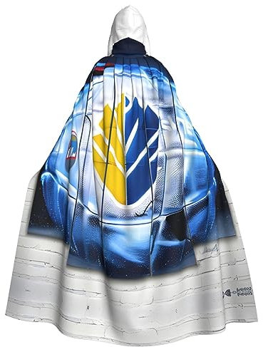 SSIMOO Mantello da vampiro unisex con motivo artistico di hockey su ghiaccio, per Halloween, un abbigliamento da festa indispensabile per uomini e donne, Modello artistico di hockey su ghiaccio,