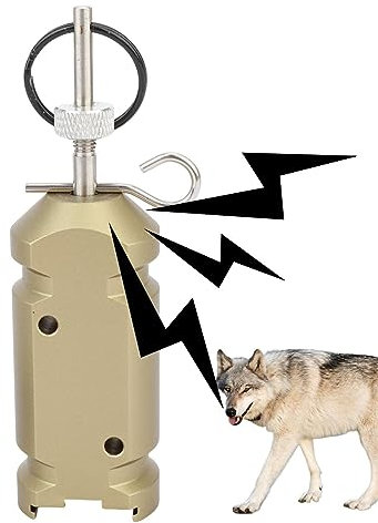 Bexdug Camping-Perimeter-Alarm, Bewegungsaktivierter Alarm für Camping-Sicherheit, Anti-Diebstahl-Außenbereichs- und Toralarm, um Tiere durch Lauten Lärm zu stoppen