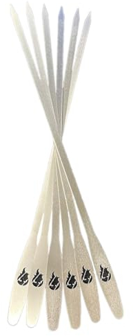 Aganjok 6 spiedini in acciaio inox, 50 cm, 2 mm, spiedi in metallo, made in Germany