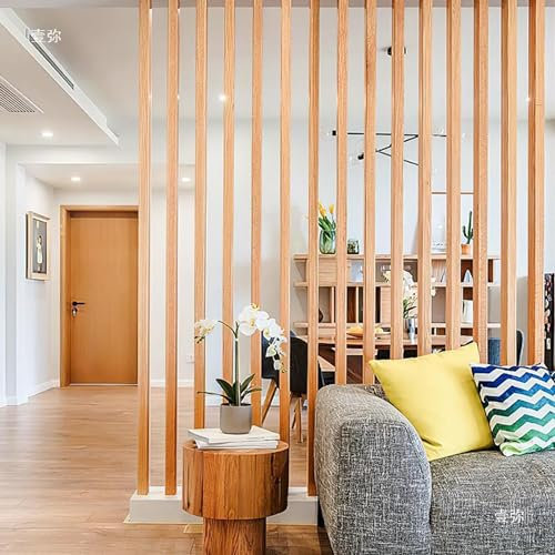Wanddekoration A 5-teilig, 150–170 cm, Raumteiler – Holzgitter-Dekor für den Eingang, 5-teilige Raumteilerstreifen, Raumteilersäule für Wohnzimmer, Restaurant und Hotel