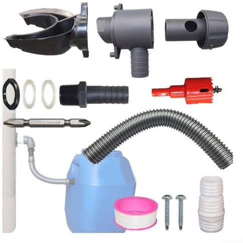 Pour la gestion de l'eau de jardin avec collecteur de pluie de 115 mm solution écologique