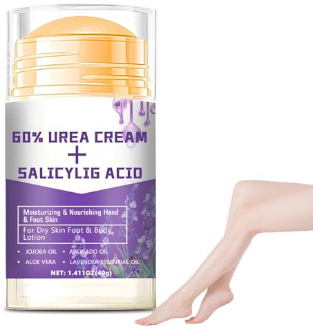Crema Piedi, Idrata, ad Assorbimento Rapido e Non Grassa, per Secchi Screpolati Piedi, Mani, Talloni, Gomiti, Unghie e Ginocchia, Crema Idratante per Secca, Ruvida e Screpolati -F
